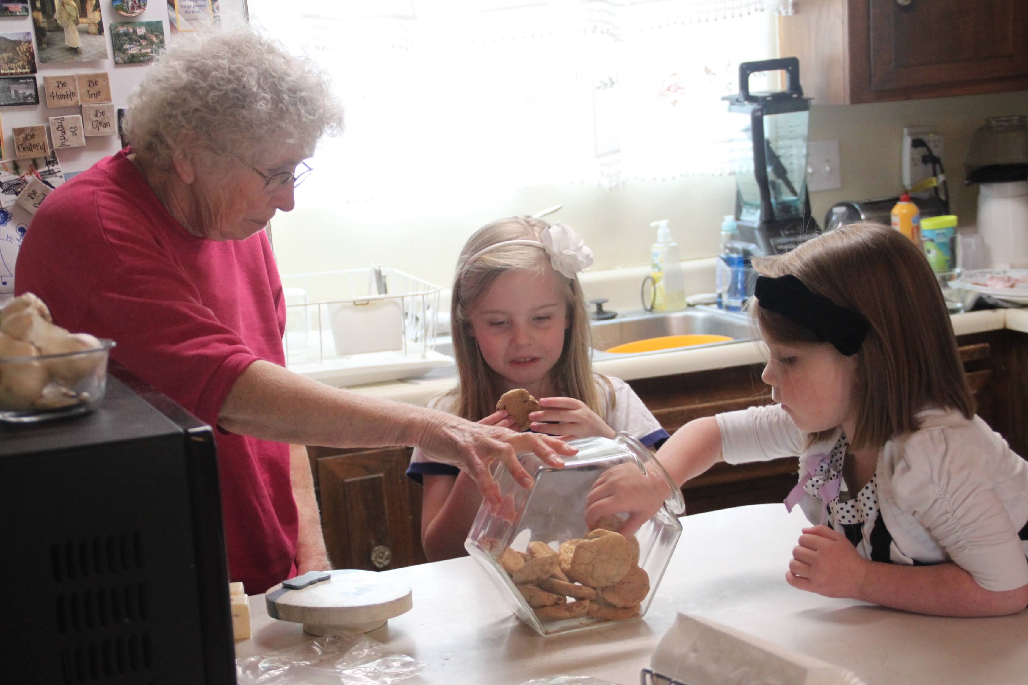 Norma with Grandkids